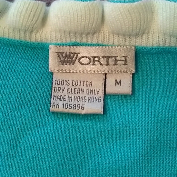 WORTH Cotton Sweater M - Picture 2 of 3